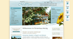 Desktop Screenshot of ferienhaus-mitterdorf.de